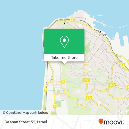Ra'anan Street 52 map