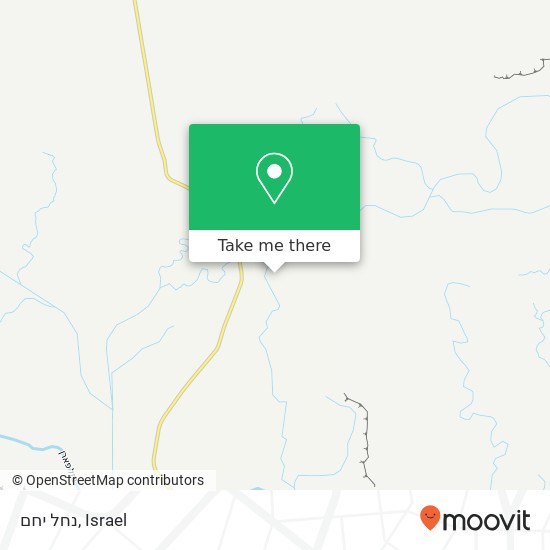 נחל יחם map