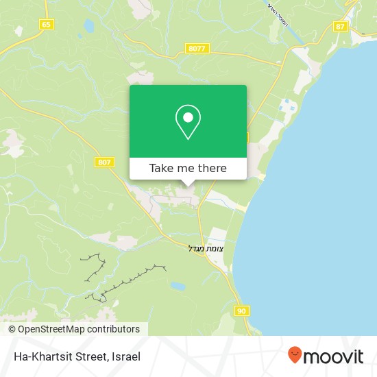 Карта Ha-Khartsit Street