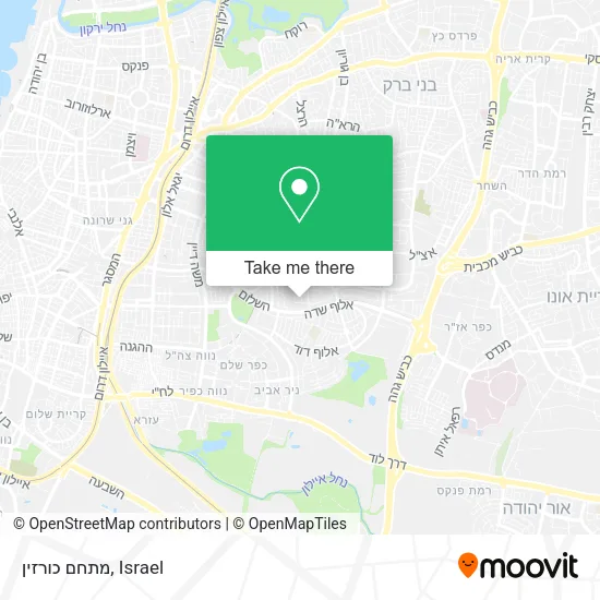 Карта מתחם כורזין