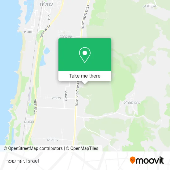 Карта יער עופר