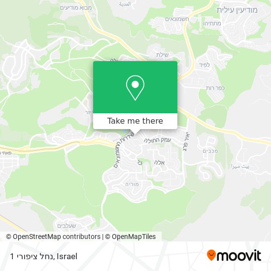 נחל ציפורי 1 map