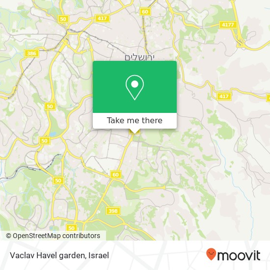 Карта Vaclav Havel garden