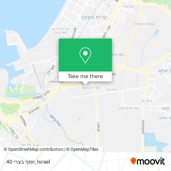 יוסף בצרי 40 map