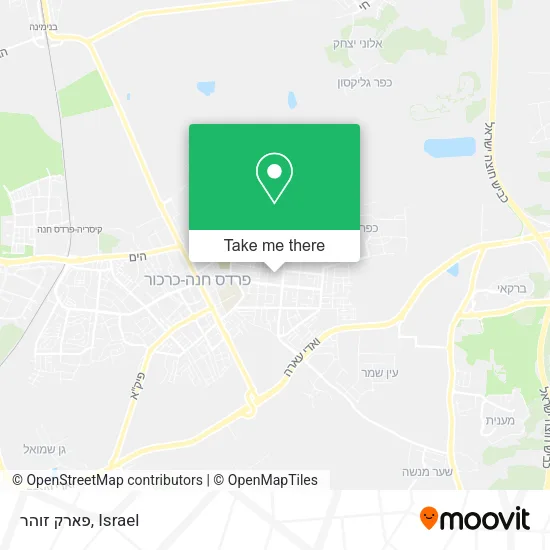 Карта פארק זוהר