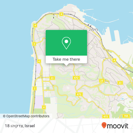 צדקיהו 18 map