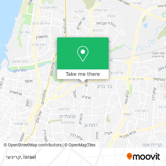 קריניצי map