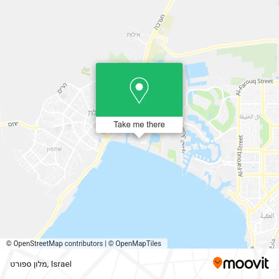 Карта מלון ספורט