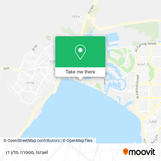 Карта מספרה מלון דן