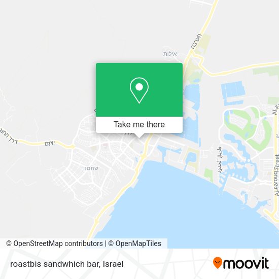 Карта roastbis sandwhich bar