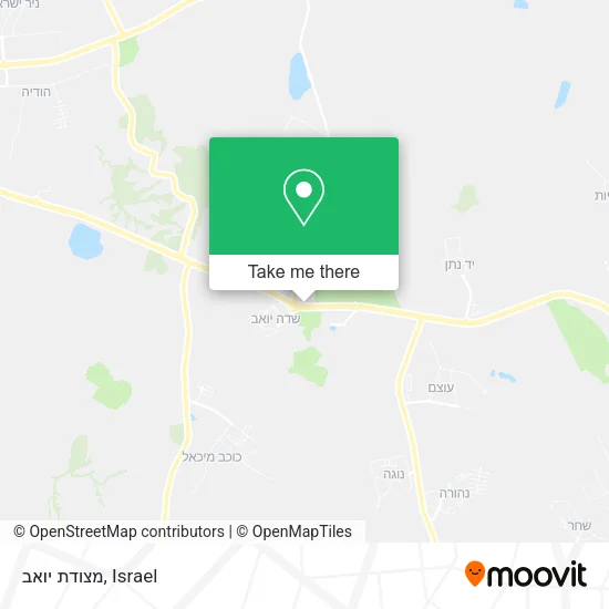 Карта מצודת יואב