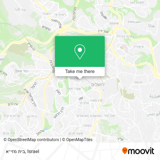 בית מזי״א map