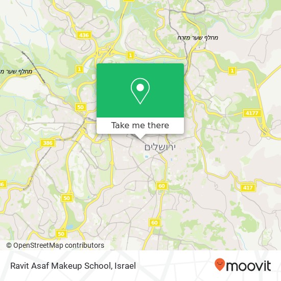 Карта Ravit Asaf Makeup School