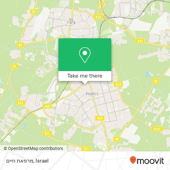 מרפאת חיים map