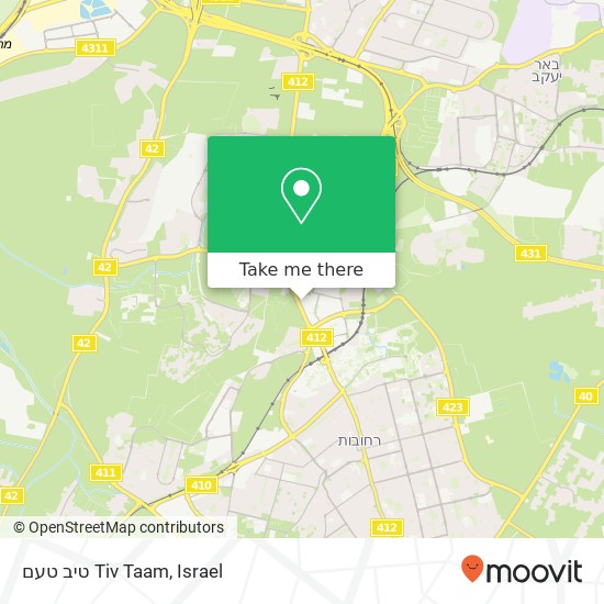 טיב טעם Tiv Taam map