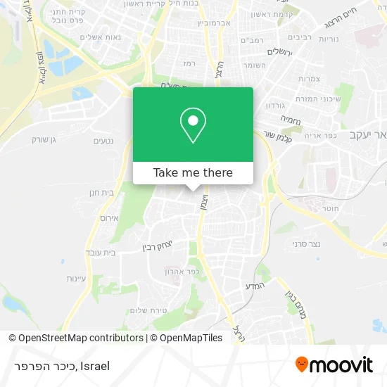 Карта כיכר הפרפר