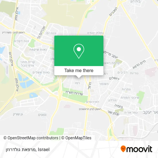 Карта מרפאת גולדרוזן