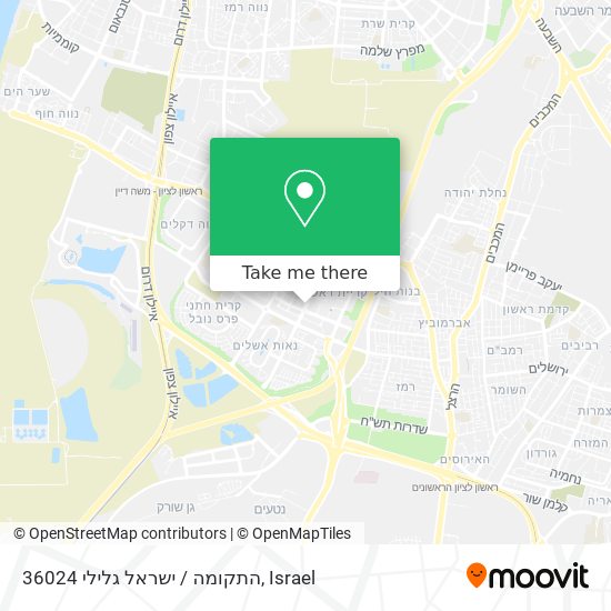 36024 התקומה / ישראל גלילי map
