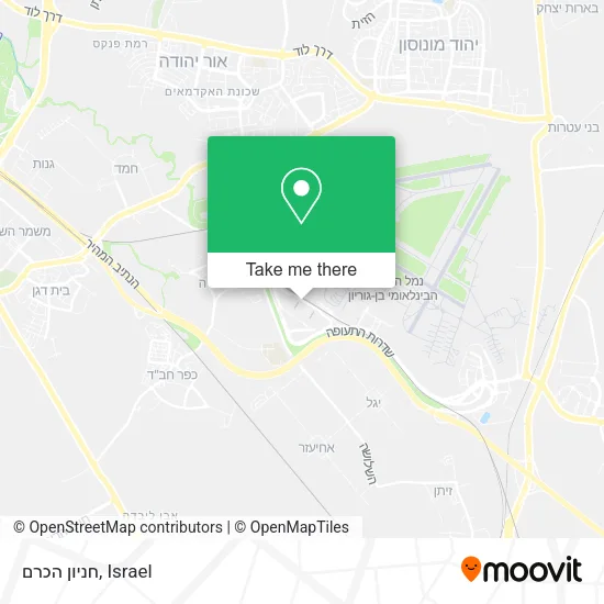 Карта חניון הכרם