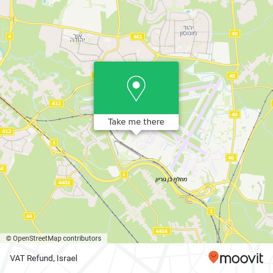 VAT Refund map
