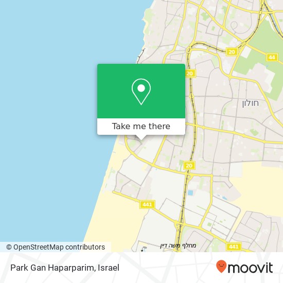 Park Gan Haparparim map