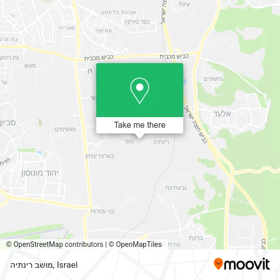 Карта מושב רינתיה