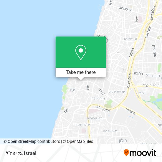 גלי צה"ל map