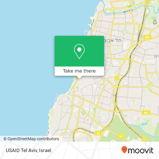 Карта USAID Tel Aviv