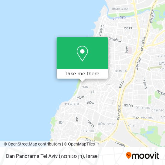 Dan Panorama Tel Aviv (דן פנורמה) map