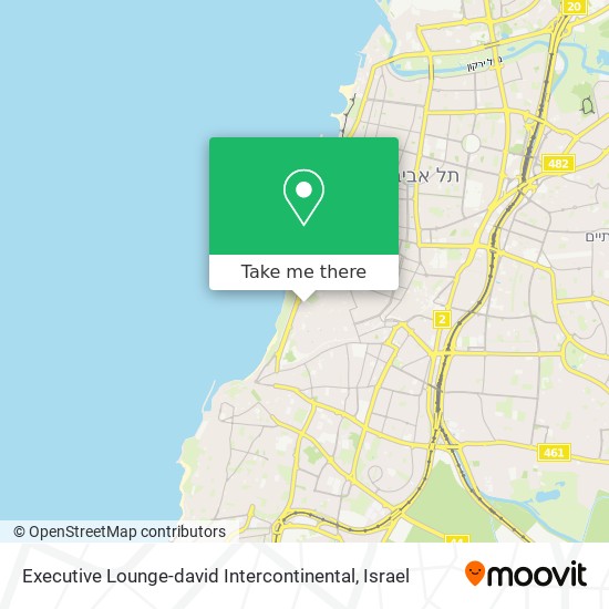 Executive Lounge-david Intercontinental map