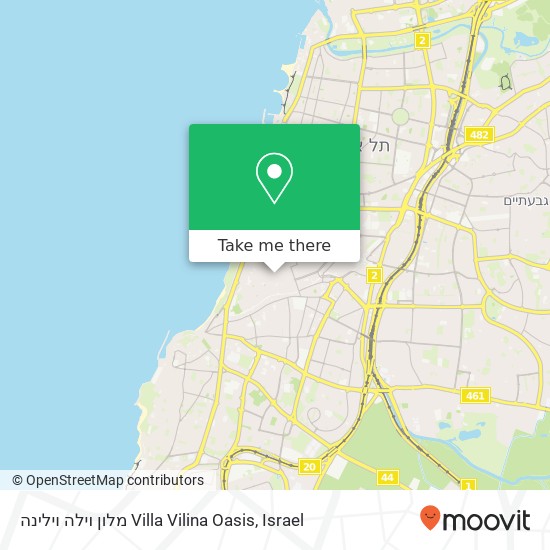 מלון וילה וילינה Villa Vilina Oasis map