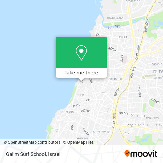 Galim Surf School map