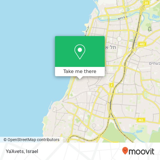 Карта Ya'Avets