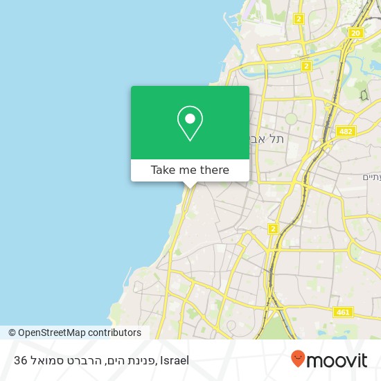 פנינת הים, הרברט סמואל 36 map