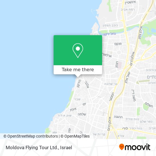 Moldova Flying Tour Ltd. map