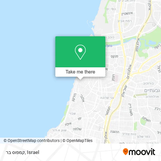 Карта קמפוס בר