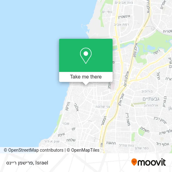 Карта פרישמן ריינס