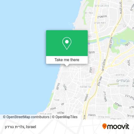 Карта גלרית גורדון
