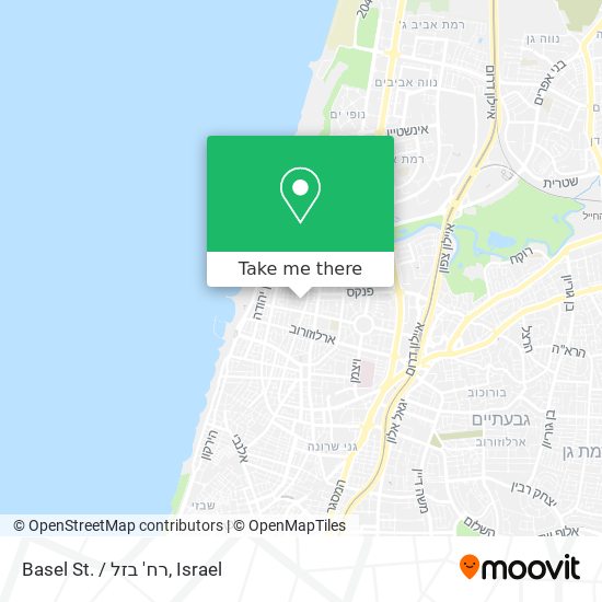 Basel St. / רח' בזל map