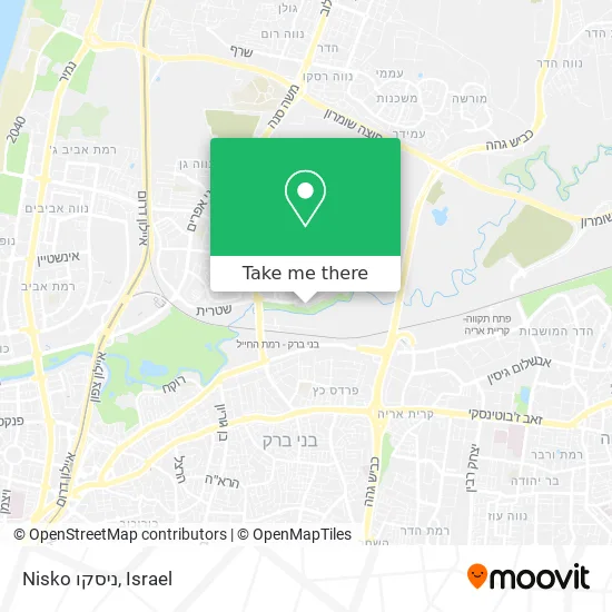 Карта Nisko ניסקו