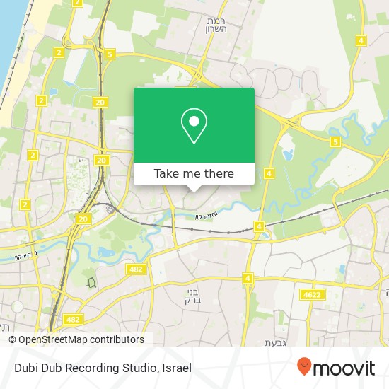 Dubi Dub Recording Studio map