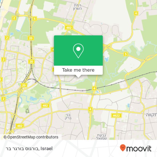 בורגוס בורגר בר map