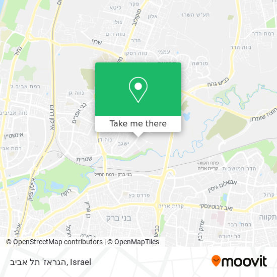 Карта הגראז' תל אביב