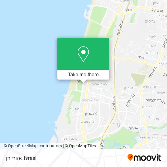 Карта אזורי חן