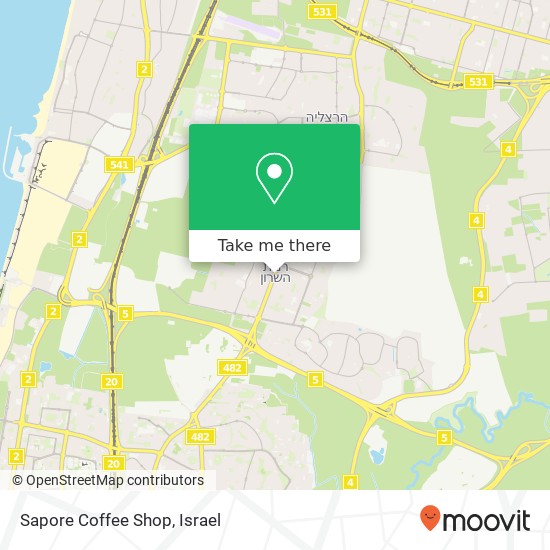 Карта Sapore Coffee Shop