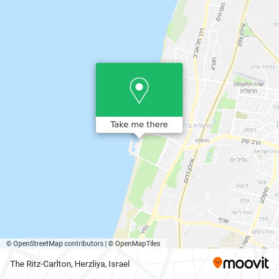 The Ritz-Carlton, Herzliya map