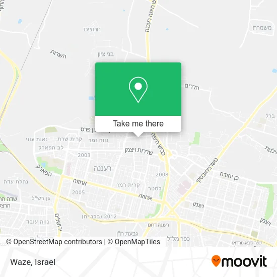 Карта Waze