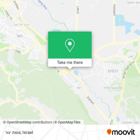 צומת יגור map