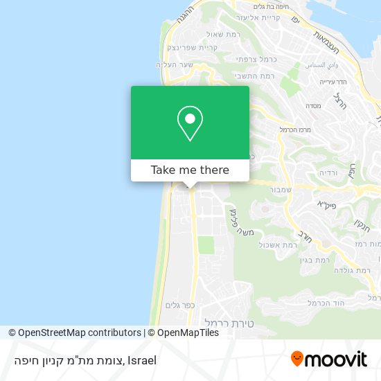 צומת מת"מ קניון חיפה map