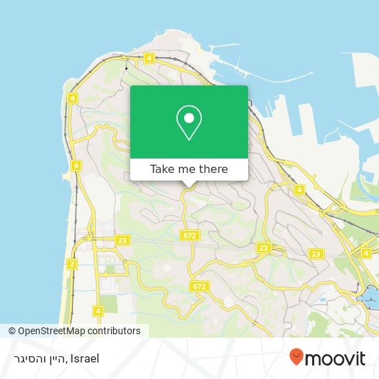 היין והסיגר map